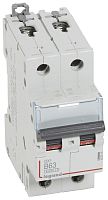 Выключатель автоматический Legrand DX3-E 6000 2п 63А B 10кА картинка
